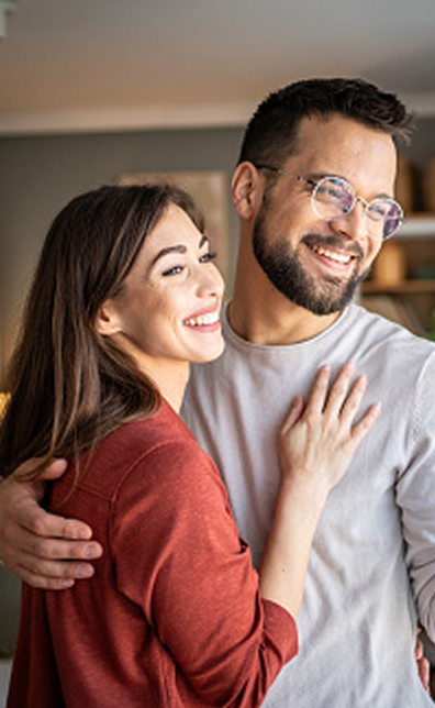 laughing couple