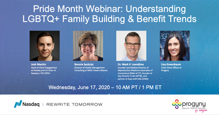 Pride Month Webinar: Understanding LGBTQ+ Family Building & Benefit Trends