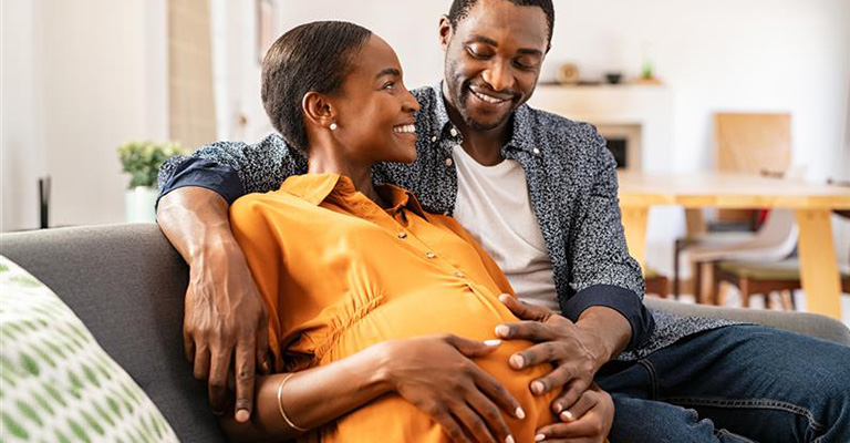 Pregnant couple