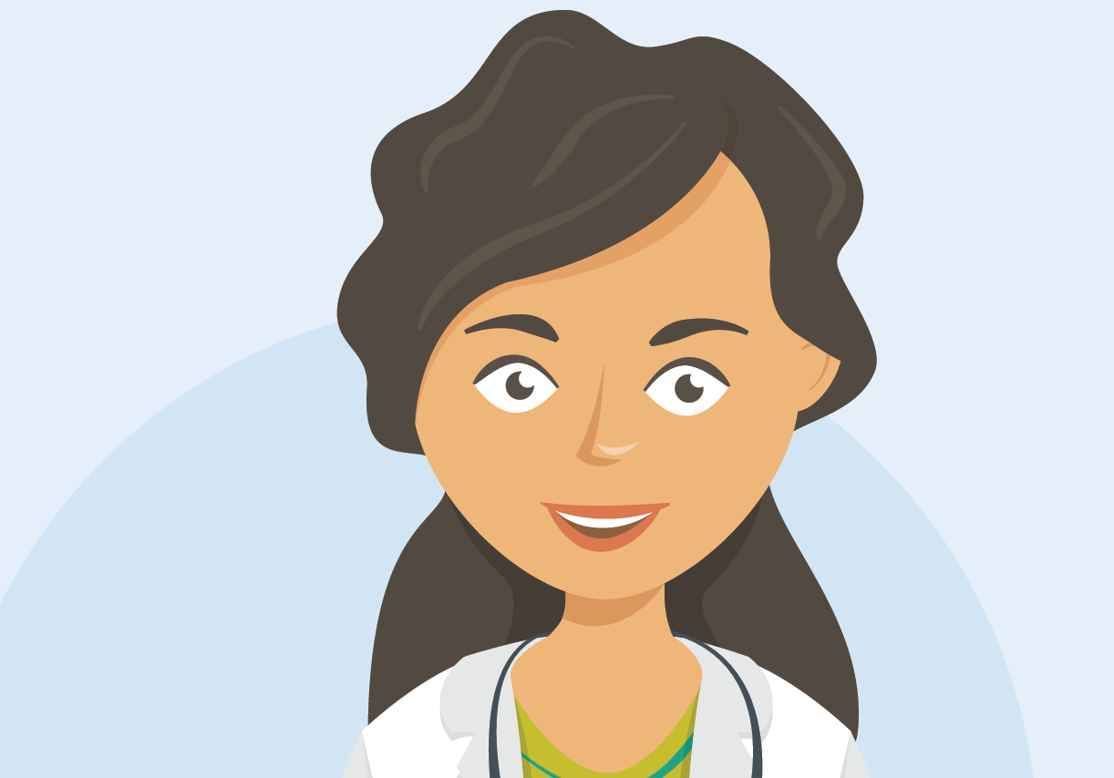 Illustration of woman learning about IUI