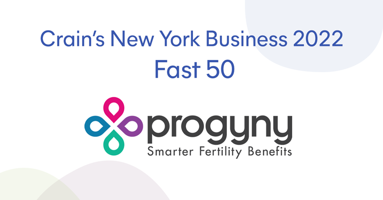 Crain's New York Business 2022 Fast 50 - Progyny